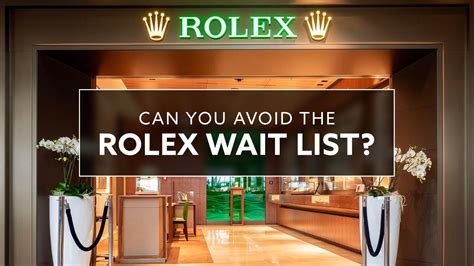 are rolex waiting list getting shorter|Rolex waitlist explained.